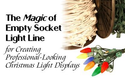 The Magic of Empty Socket Light Line for Creating Professional-Looking Christmas Light Displays